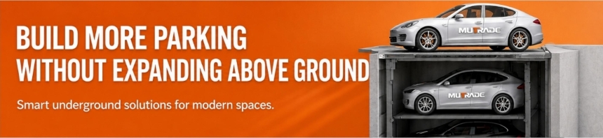 PFPP Pit Four Post Parking System Hidden Underground Parking for Premium and Space-Limited Projects 2 PFPP ピット 4 ポスト パーキング システム プレミアムおよびスペースが限られたプロジェクト向けの隠れた地下駐車場