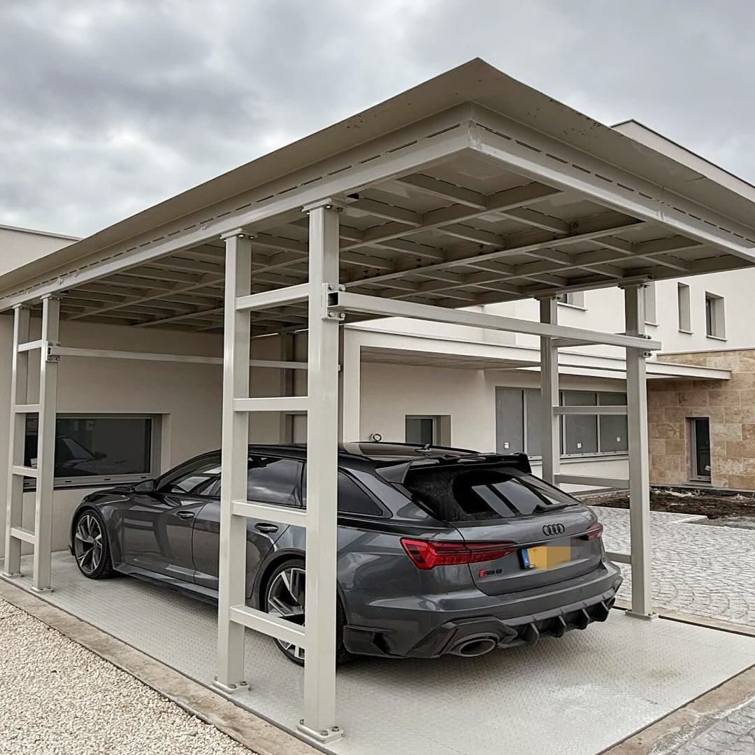 S-VRC-2シザーリフトプラットフォームでフランスの専用住宅駐車場を変換する